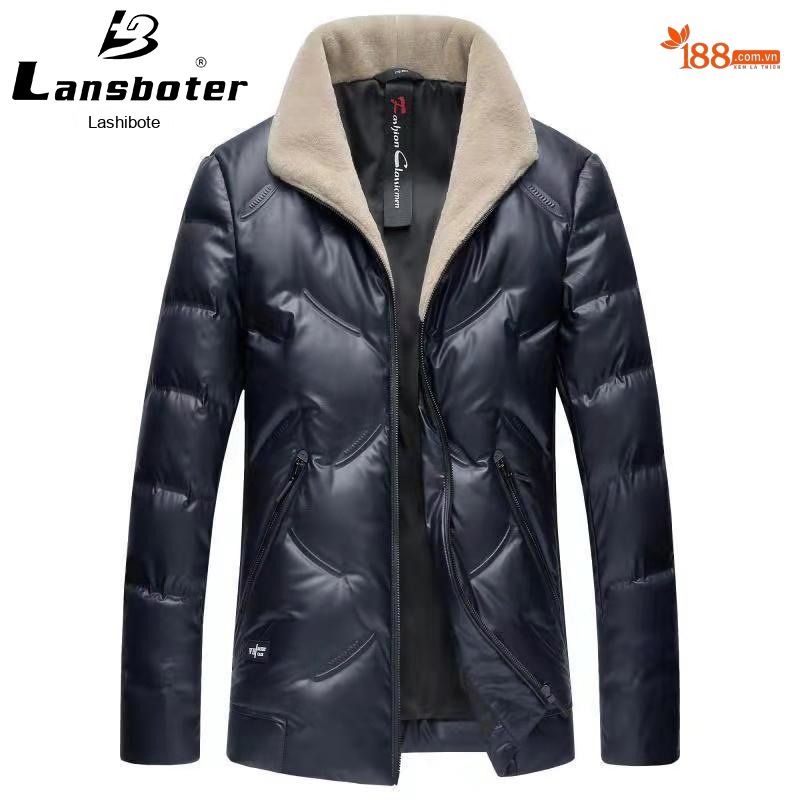 Áo Vest Nam Tiết Kế Jacquard Vải Lông Mỏng Phong Cách Hàn Quốc Màu Xám chi tiết 2