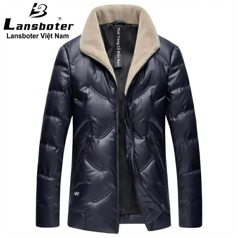 Áo Vest Nam Lông Cừu Kẻ Ô Kiểu Âu Thu Đông Màu Nâu, Xám chi tiết 18
