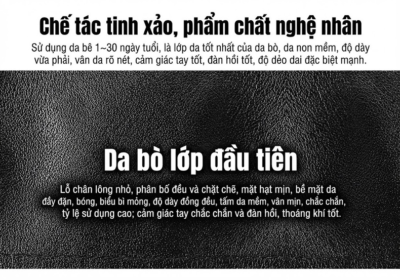 Túi Xách Tay Laptop Nam Da Bò Công Sở Đựng Tài Liệu 17 inch Màu Đen chi tiết 7