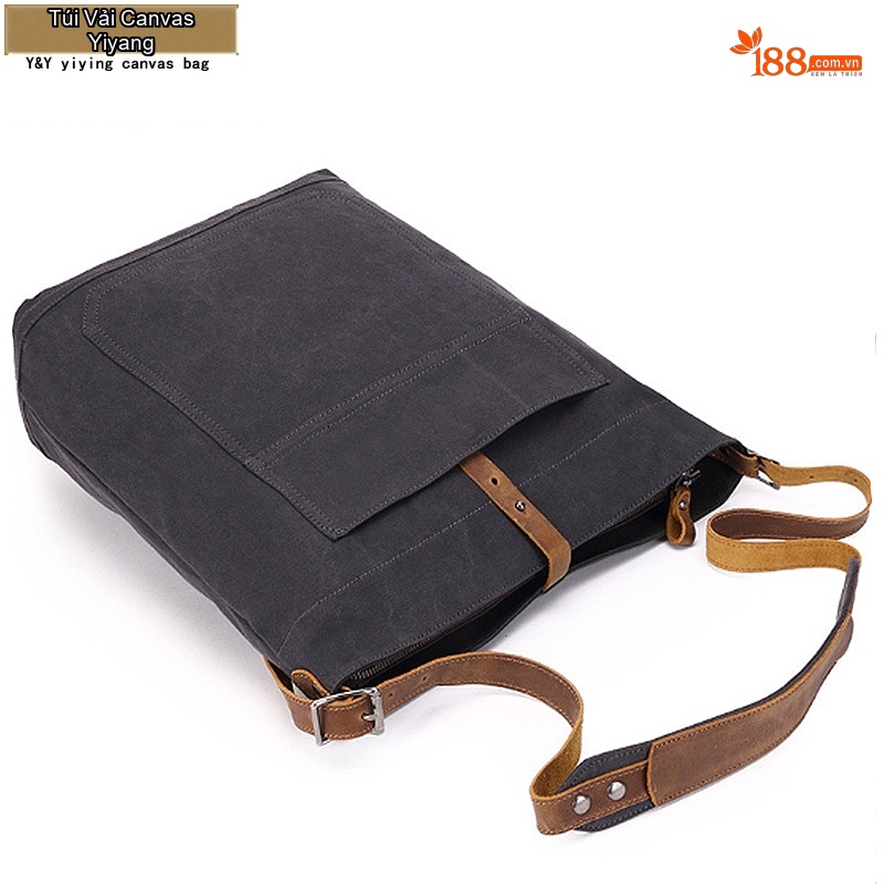 Túi Đeo Vai Vải Canvas Nữ Túi Tote Mua Sắm Hàng Ngày Đơn Giản Màu Đen, Nâu, Xanh Lá, Trắng...