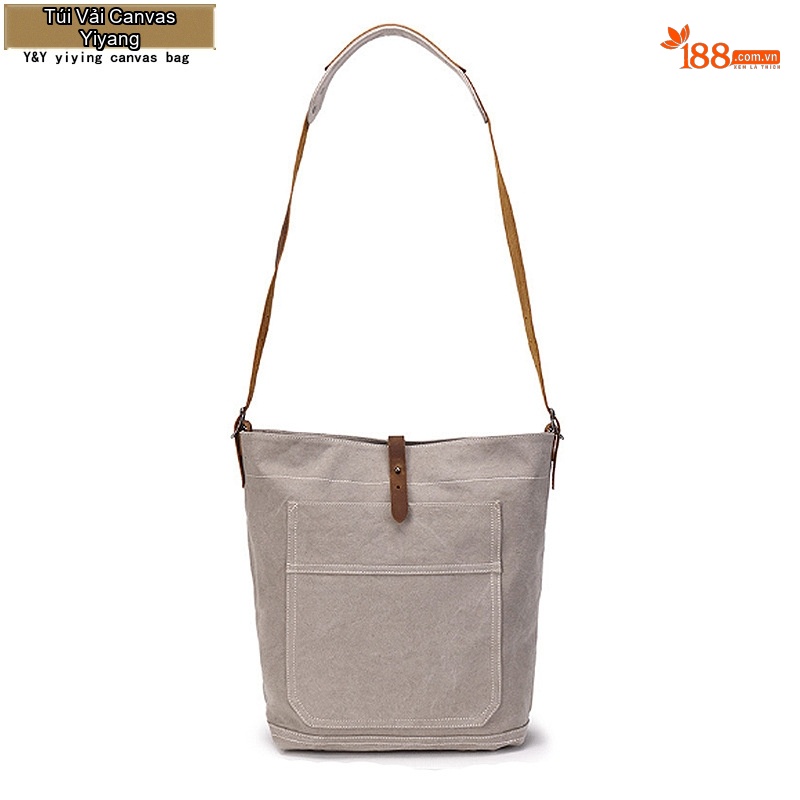 Túi Đeo Vai Vải Canvas Nữ Túi Tote Mua Sắm Hàng Ngày Đơn Giản Màu Đen, Nâu, Xanh Lá, Trắng...