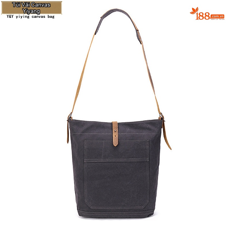 Túi Đeo Vai Vải Canvas Nữ Túi Tote Mua Sắm Hàng Ngày Đơn Giản Màu Đen, Nâu, Xanh Lá, Trắng...