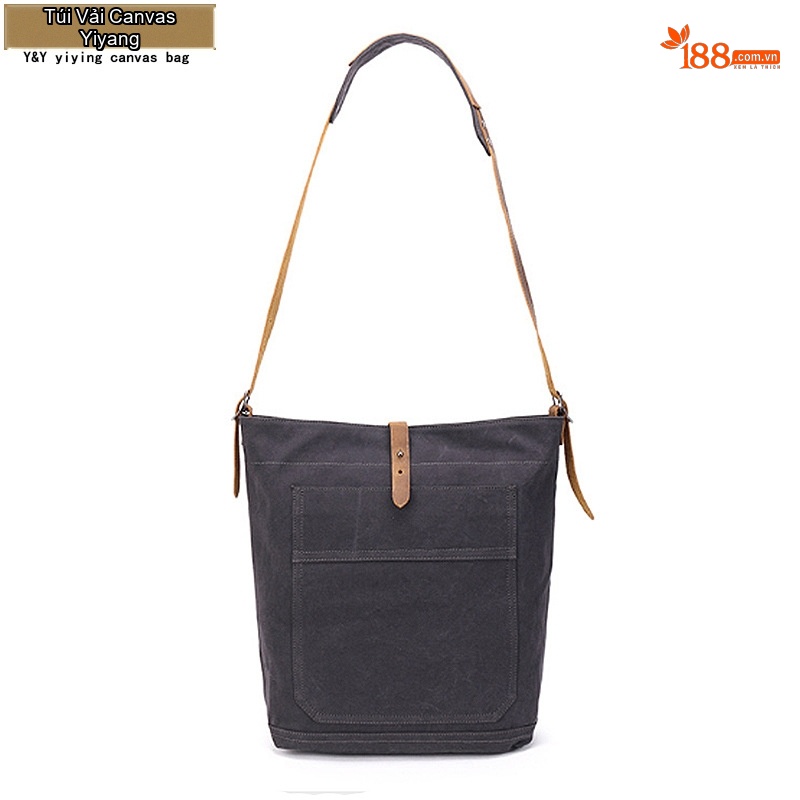 Túi Đeo Vai Vải Canvas Nữ Túi Tote Mua Sắm Hàng Ngày Đơn Giản Màu Đen, Nâu, Xanh Lá, Trắng...