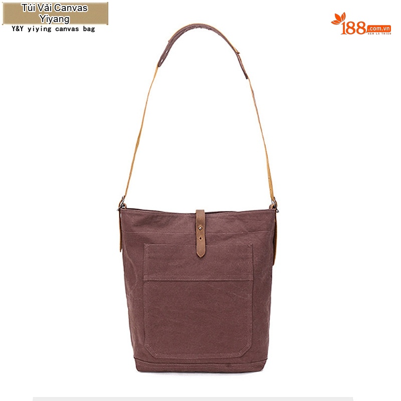 Túi Đeo Vai Vải Canvas Nữ Túi Tote Mua Sắm Hàng Ngày Đơn Giản Màu Đen, Nâu, Xanh Lá, Trắng...