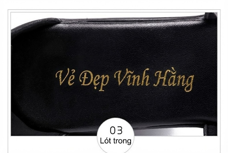 Giày Sandal Cao Gót Nữ Quai Chéo Đế Xuồng Gót Cao 10cm - 12cm Màu Đen chi tiết 6