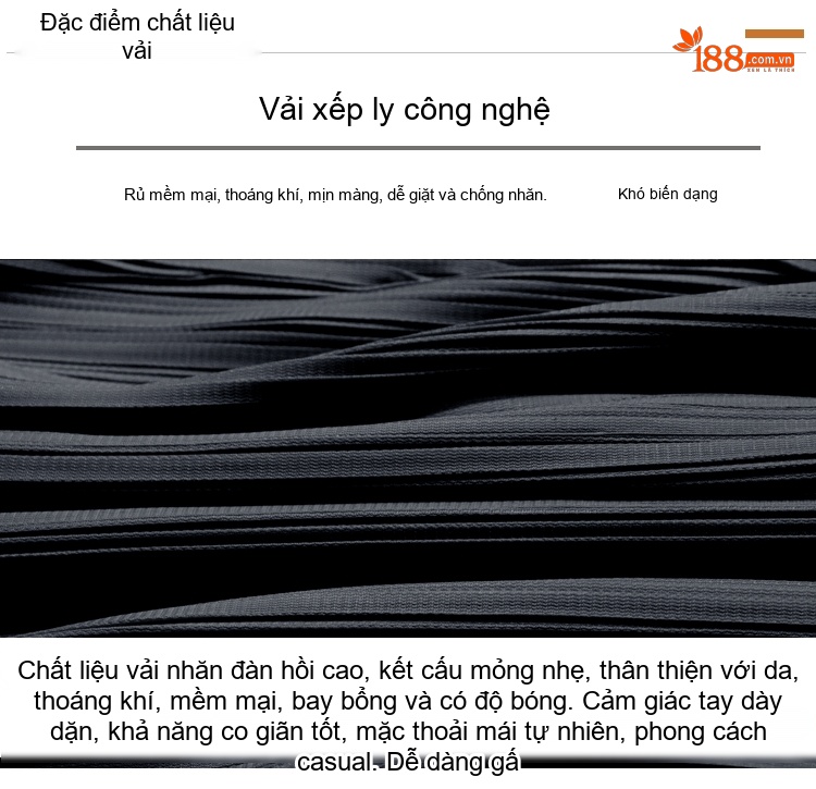 Áo Thun Nữ Tay Ngắn Kiểu Nhún Bèo Phong Cách Tối Giản Màu Xanh, Xám, Đen chi tiết 4