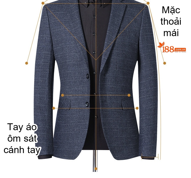 Áo Vest Nam Hàn Quốc Dáng Ôm Thu Đông Màu Xám Xanh chi tiết 27