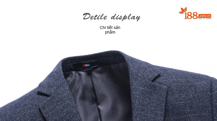 Áo Vest Nam Dáng Ôm Vừa Vặn Phong Cách Hàn Quốc Màu Xanh Navy chi tiết 35