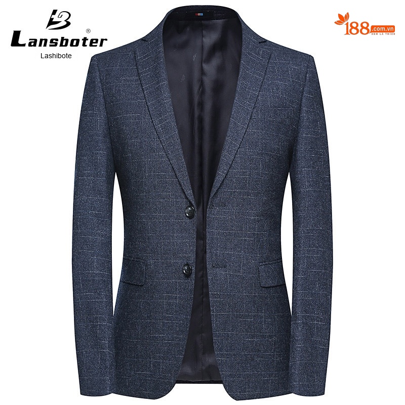 Áo Vest Nam Dáng Ôm Vừa Vặn Phong Cách Hàn Quốc Màu Xanh Navy