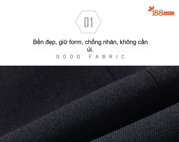 Áo Vest Nam Dáng Ôm Cổ Điển Một Nút Màu Đen chi tiết 23