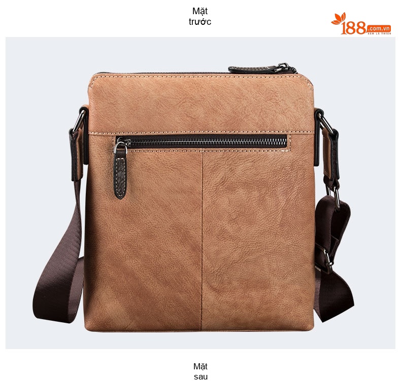 Túi Đeo Vai Nam Da Bò Thật Vintage Túi Đựng Tài Liệu Túi Công Sở Đeo Chéo Màu Nâu, Xanh Dương, Be chi tiết 11