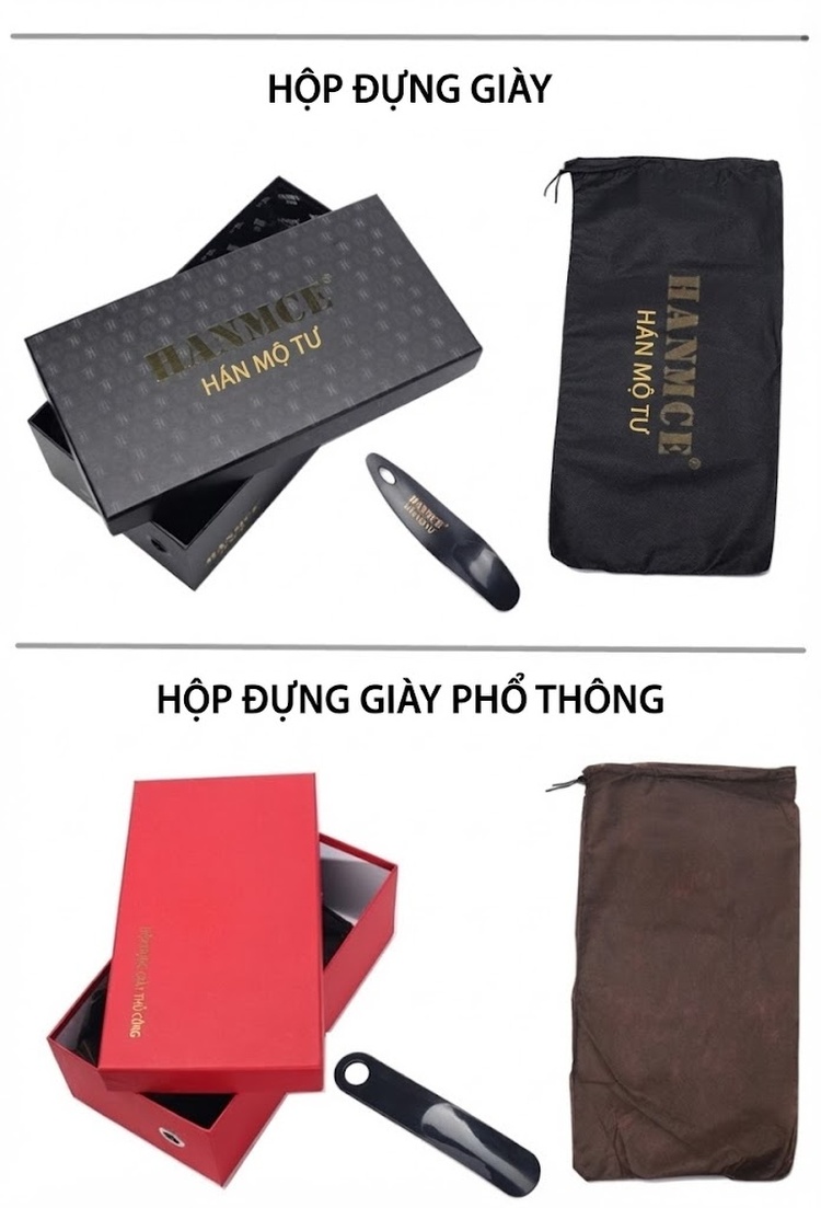 Giày Tây Buộc Dây Nam Da Bóng Brogue Chiều Cao Đế Khoảng 3cm Màu Đen, Nâu chi tiết 6