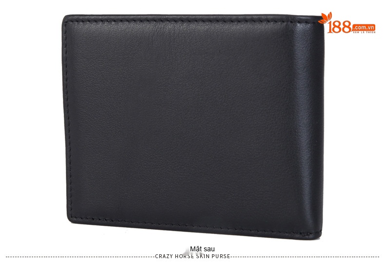 Ví Ngắn Nam Da Thật Phong Cách Retro Chống Trộm RFID Màu Nâu, Đen chi tiết 19