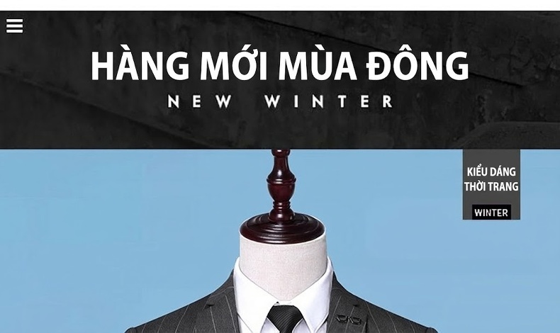 Bộ Vest Nam 3 Món Kiểu Hàn Quốc Dáng Ôm Vừa Thanh Lịch Màu Đen, Xám chi tiết 1