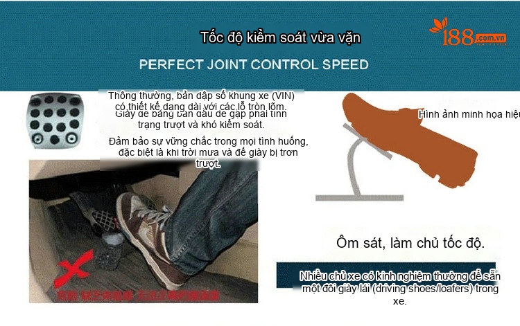 Giày Lười Nam Da Mờ Họa Tiết Chiều Cao Đế Khoảng 2cm Màu Nâu, Đen, Xanh Lá, Xanh Dương... chi tiết 6