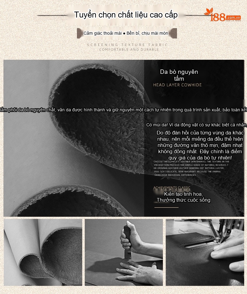 Balo Nữ Da Bò Vintage Đeo Vai/Lưng Màu Đỏ, Xanh Lá, Nâu chi tiết 3