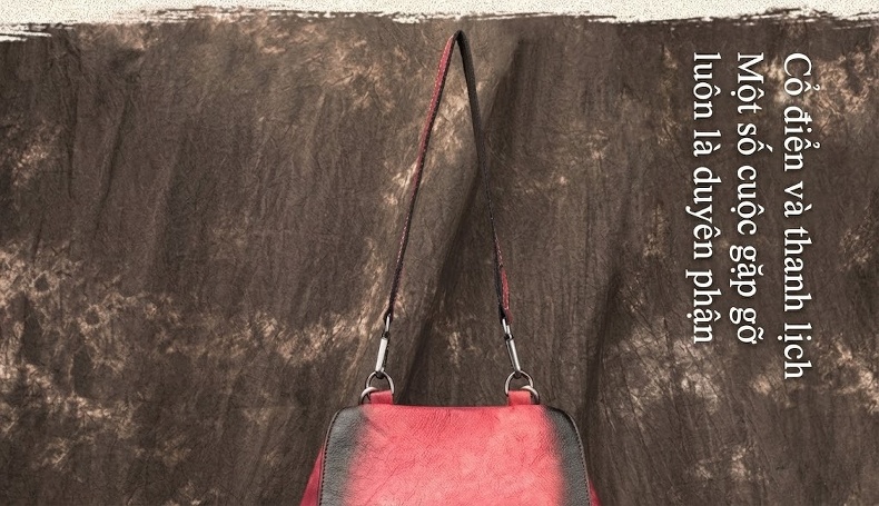 Balo Nữ Da Bò Vintage Đeo Vai/Lưng Màu Đỏ, Xanh Lá, Nâu chi tiết 1