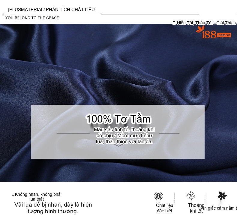Bộ Đồ Ngủ Lụa Tơ Tằm Dài Tay Nam 100% Màu Đỏ, Xám, Xanh Navy chi tiết 2