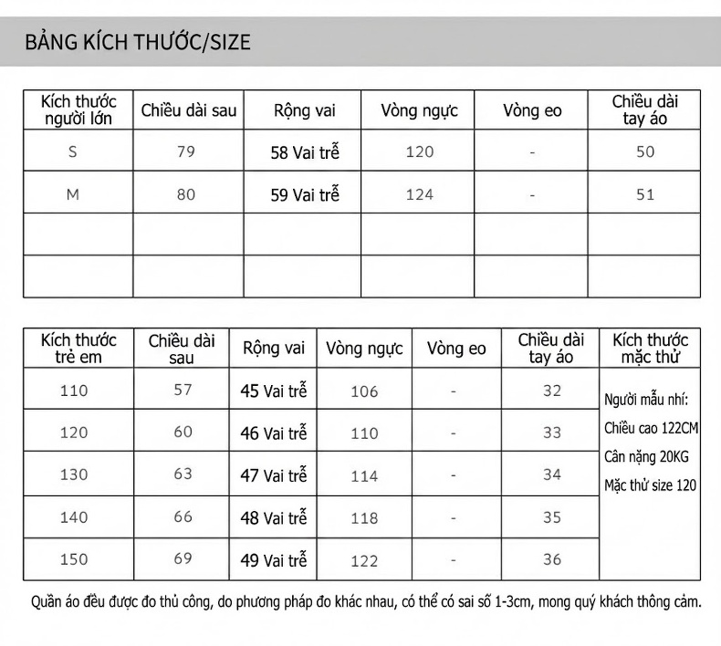 Áo Khoác Gia Đình Mẹ Và Bé Gái Trám Bông Gòn Kiểu Hàn Quốc Màu Vàng, Xanh Navy chi tiết 6