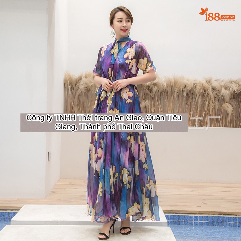Váy Dài Nữ Bohemieng Cổ Nơ Tay Ngắn Chất Liệu Tuyết (voan) In Họa Tiết 2023 Màu Hồng, Xanh Dương, Trắng, Xanh Lá... chi tiết 3