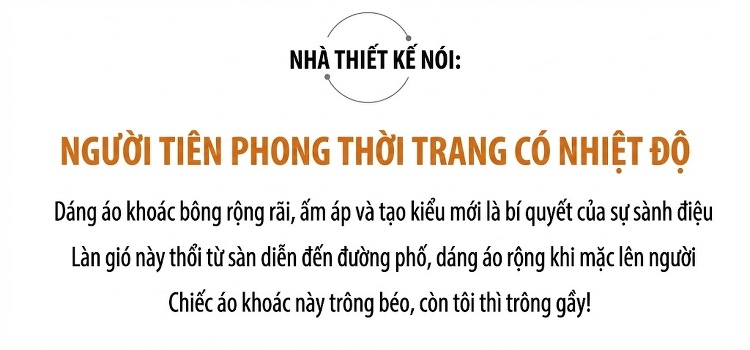Áo Khoác Cotton Nữ Cổ Lông Kiểu Măng Tô Dáng Rộng Màu Xanh Rêu chi tiết 2