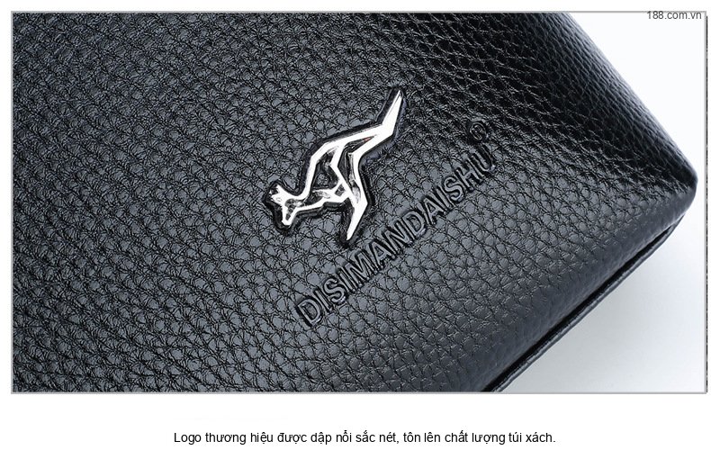 Túi Xách Tay Nam Công Sở Da Mờ Đeo Chéo Đựng Laptop Màu Đen chi tiết 32