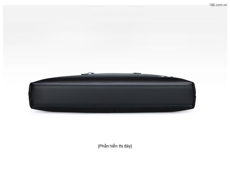 Túi Xách Tay Nam Công Sở Da Mờ Đeo Chéo Đựng Laptop Màu Đen chi tiết 30