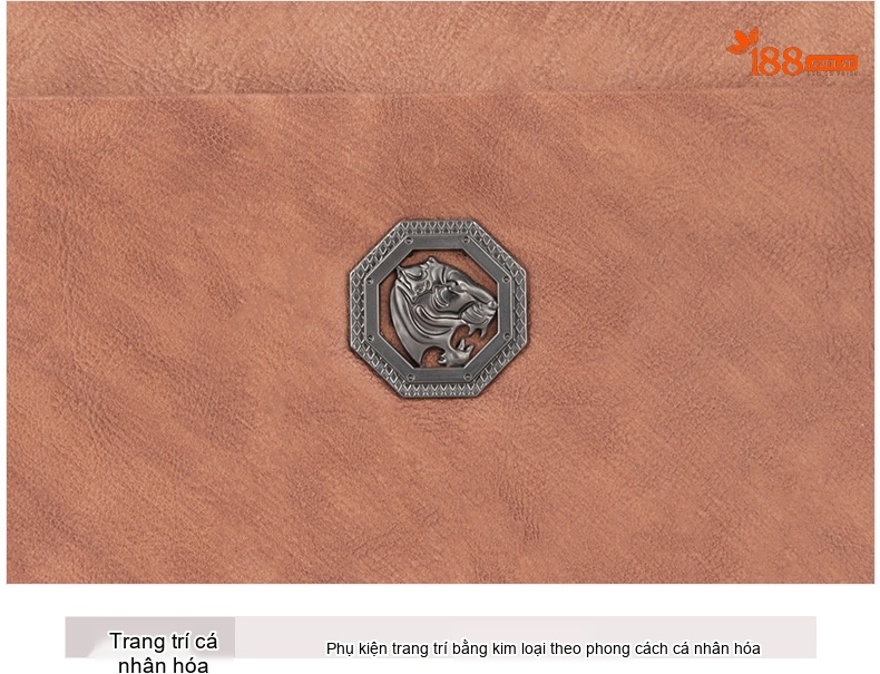 Túi Đeo Vai Nam Da Thật Phong Cách Retro Màu Nâu, Xanh Dương chi tiết 13