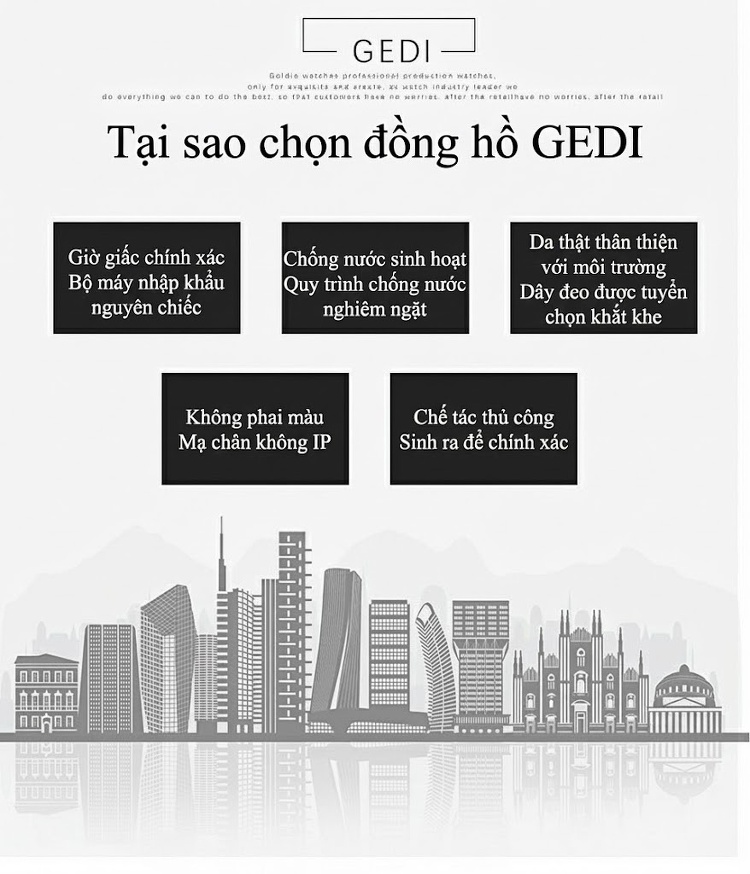 Đồng Hồ Nữ Dây Da Thật Mặt Chữ Nhật Đính Đá Phong Cách Cổ Điển Màu Đen, Đỏ, Trắng, Nâu... chi tiết 3