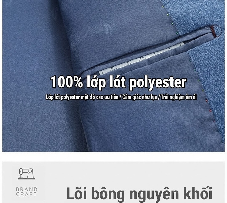 Áo Vest Nam Dệt Kim Co Giãn Phong Cách Hàn Quốc Màu Xanh, Xám chi tiết 6