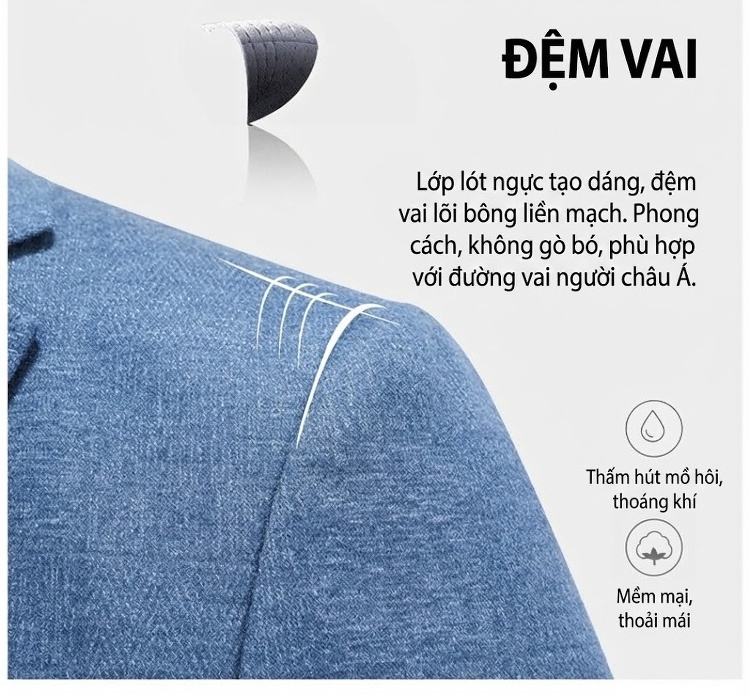 Áo Vest Nam Dệt Kim Co Giãn Phong Cách Hàn Quốc Màu Xanh, Xám chi tiết 7