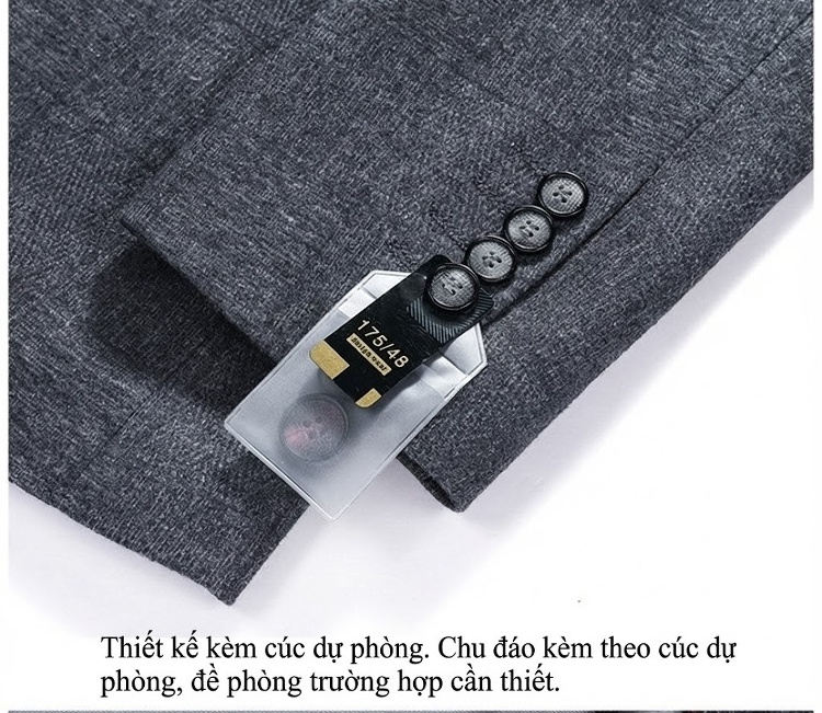 Áo Vest Nam Dệt Kim Co Giãn Phong Cách Hàn Quốc Màu Xanh, Xám chi tiết 13