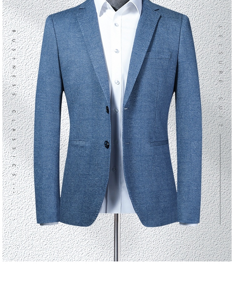 Áo Vest Nam Dệt Kim Co Giãn Phong Cách Hàn Quốc Màu Xanh, Xám chi tiết 1
