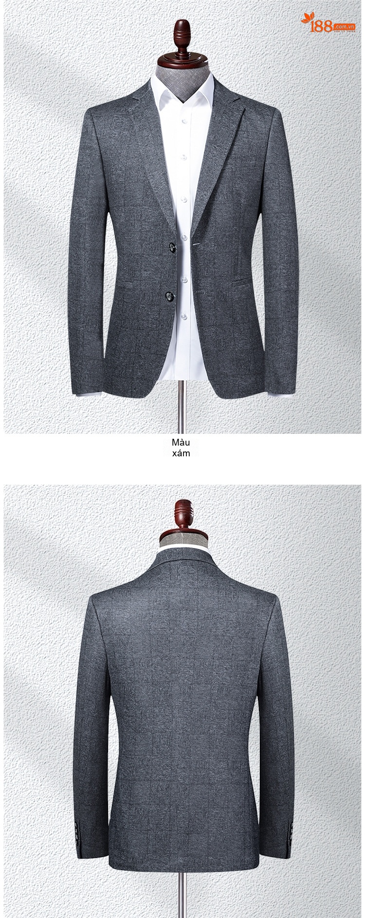 Áo Vest Nam Dệt Kim Co Giãn Phong Cách Hàn Quốc Màu Xanh, Xám chi tiết 10