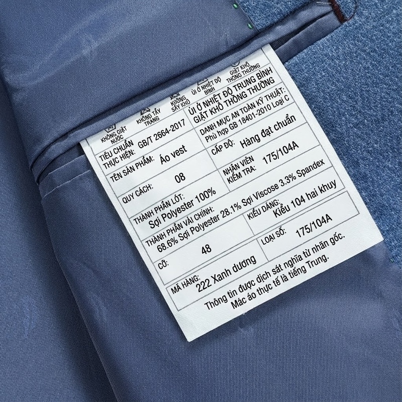 Áo Vest Nam Dệt Kim Co Giãn Phong Cách Hàn Quốc Màu Xanh, Xám chi tiết 15