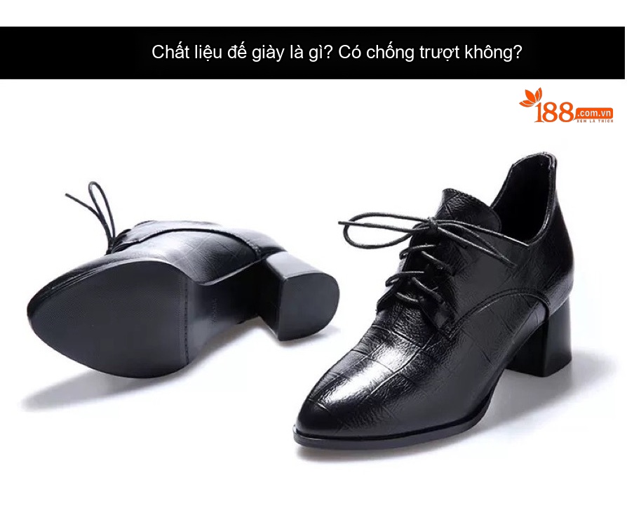 Giày Oxford Nữ Da Thật Chiều Cao Đế Khoảng 5cm Màu Đen, Đỏ chi tiết 8