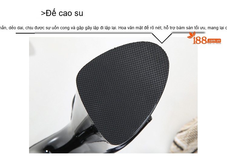 Dép Cao Gót Nữ Da Bóng Chiều Cao Đế Khoảng 17cm Gót Nhọn Hở Mũi Màu Đen, Đỏ, Trắng, Bạc... chi tiết 5