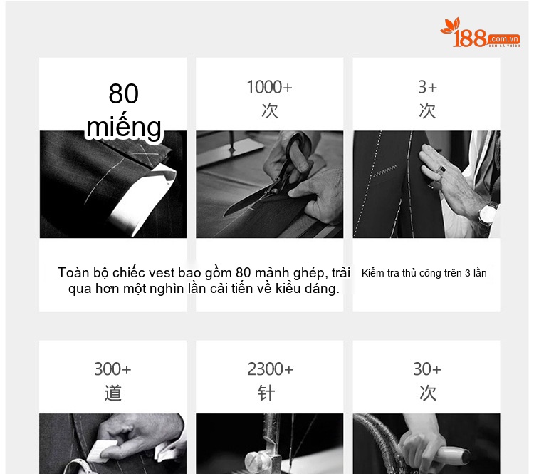 Áo Vest Nam Mỏng Phong Cách Hàn Quốc Co Giãn Dáng Ôm Màu Đen, Xám chi tiết 3
