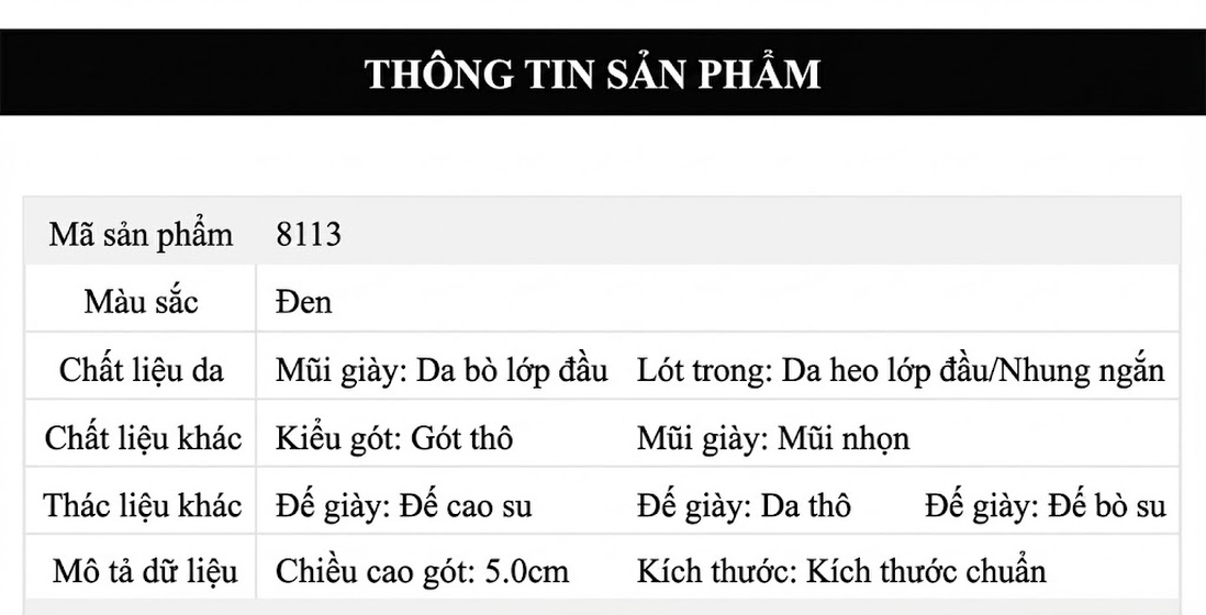 Giày Oxford Nữ Da Thật Chiều Cao Đế Khoảng 5cm Màu Đen, Đỏ chi tiết 2