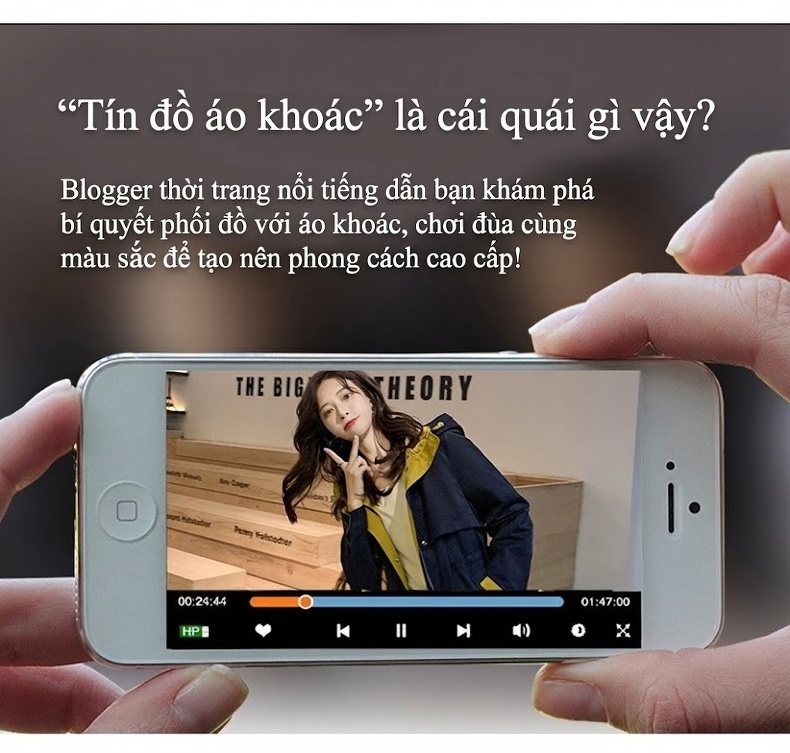 Áo Khoác Gió Nữ Dáng Dài Vừa Có Mũ Trùm Đầu Dáng Rộng Thắt Eo Lót Lông Màu Nâu, Xanh Navy chi tiết 1