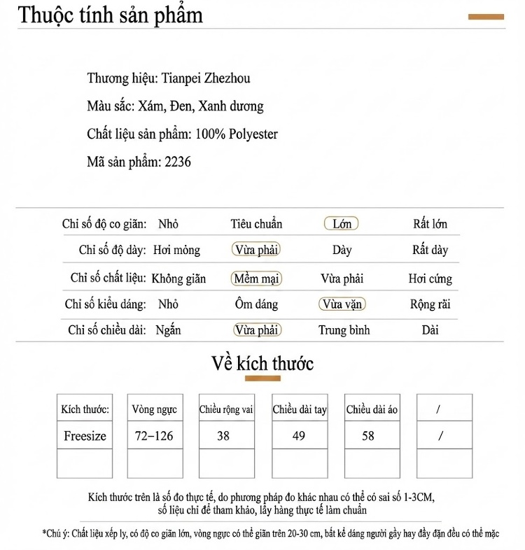 Áo Thun Nữ Dài Tay Cổ Lọ Kiểu Nhún Bèo Phong Cách Tối Giản Màu Xám, Xanh, Đen, Trắng... chi tiết 5
