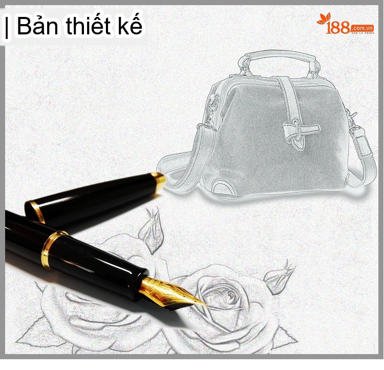 Túi Xách Tay Nữ Vải Canvas Da Thật Đeo Chéo Màu Nâu, Trắng, Xám, Xanh Lá chi tiết 1