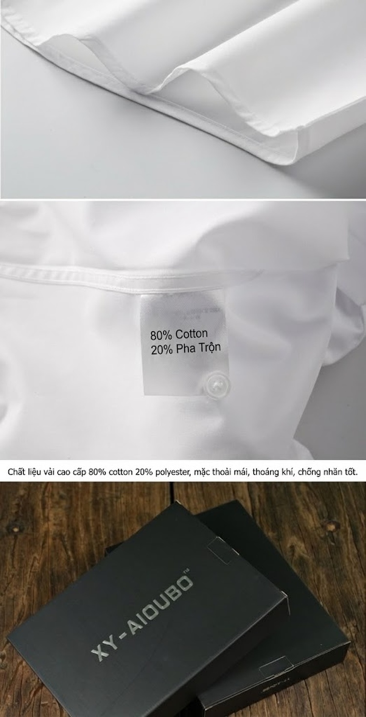 Áo Sơ Mi Tay Ngắn Nam Cotton Thêu Hình Rồng Phong Cách Trung Hoa Cổ Điển Màu Đen, Xanh Dương, Trắng, Xám chi tiết 11
