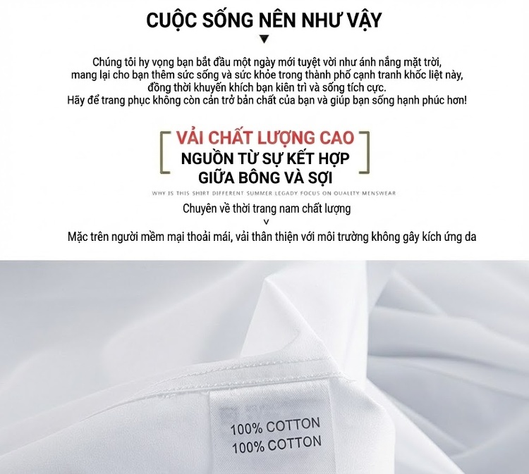 Áo Sơ Mi Nam Tay Ngắn Form Ôm Khuy Kim Loại Trang Trí Màu Đen, Trắng chi tiết 4