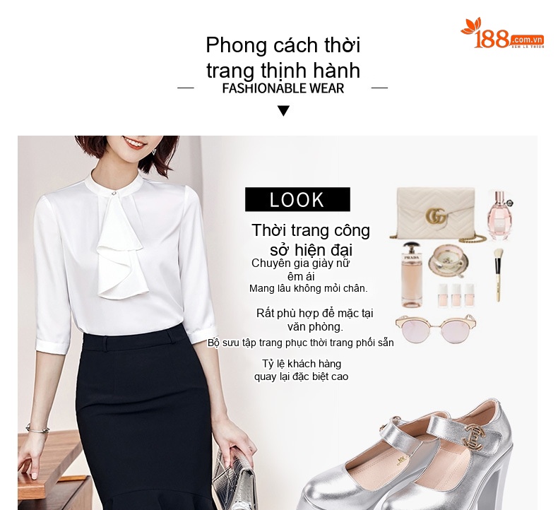 Giày Cao Gót Nữ Quai Ngang Da Bóng Chiều Cao Đế Khoảng 12cm Màu Bạc, Đỏ, Trắng... chi tiết 6