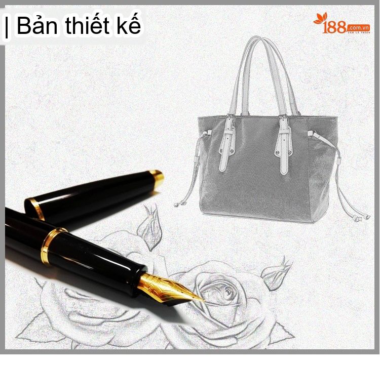 Túi Tote Nữ Vải Canvas Da Thật Chống Thấm Nước Túi Đeo Chéo Một Bên Vai Màu Xám, Đen, Nâu, Kem... chi tiết 1