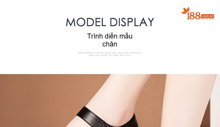 Giày Búp Bê Nữ Quai Dán Đế Xuồng Chiều Cao Đế Khoảng 6cm Màu Đen, Đỏ, Trắng chi tiết 12