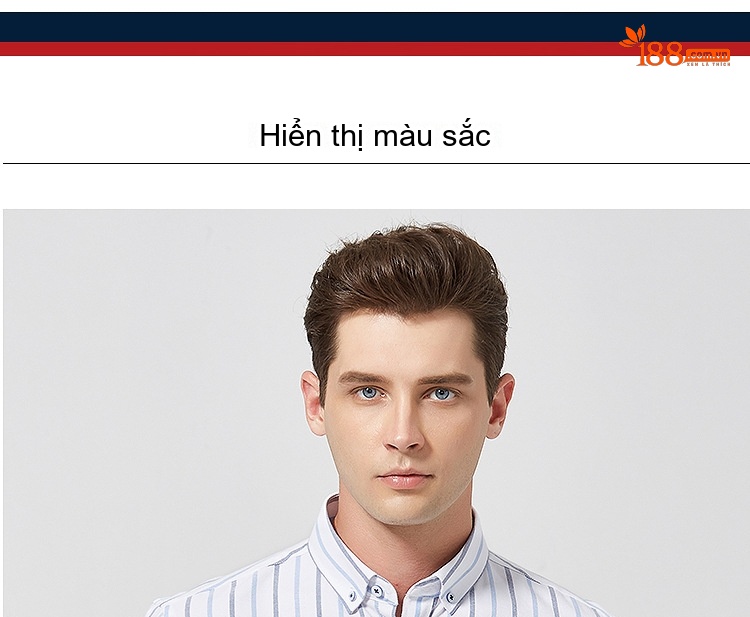 Áo Sơ Mi Tay Dài Nam Cotton Dáng Ôm Thời Trang Công Sở Màu Trắng, Xanh Dương, Hồng, Tím... chi tiết 10