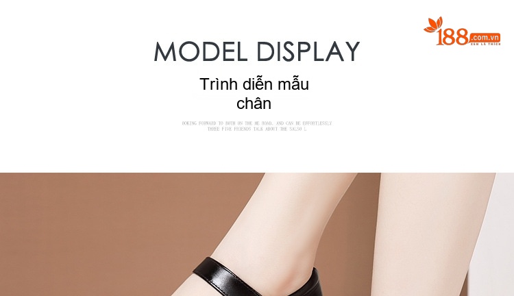 Giày Búp Bê Nữ Da Bóng Đế Xuồng Platform Chiều Cao Đế Khoảng 6cm Quai Dán Màu Đen chi tiết 11