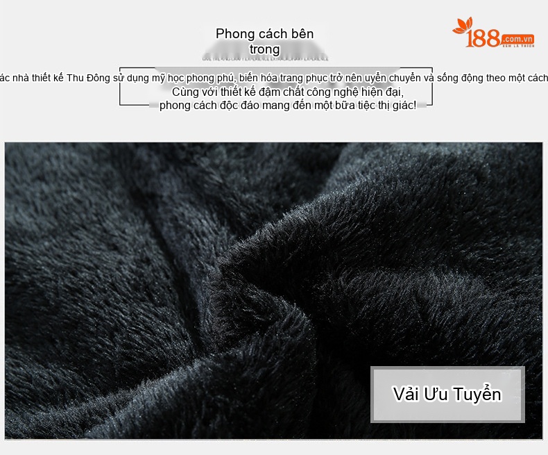 Áo Khoác Nam Cotton Dáng Dài Có Mũ Trùm Đầu Lót Lông Màu Đen, Xanh Rêu chi tiết 6